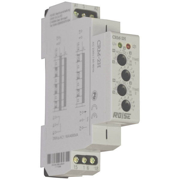 Rose LM CRM-2H/230 TDR Multifunction Timer Relay 230V 0.1s-100d