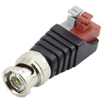 Conrad Components 93014c1022 BNC Connector Plug Straight 50Ω 1piece