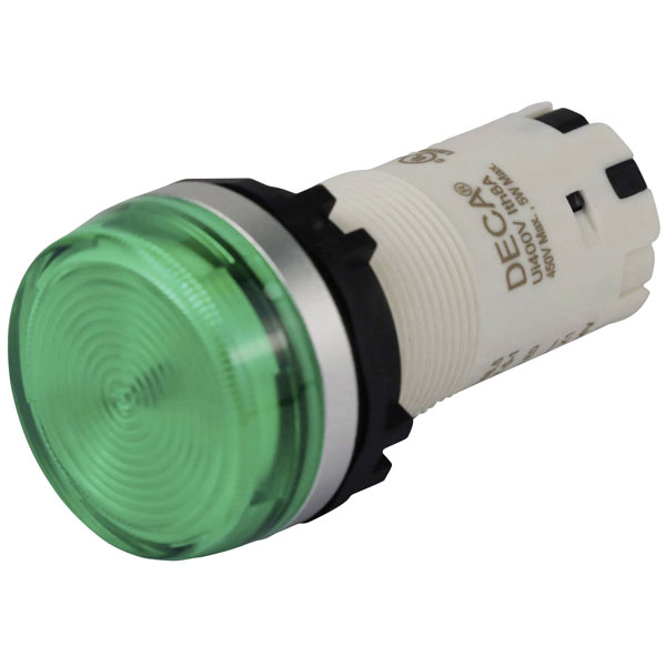 DECA CP24P-3EQ4G Indicator Light 24V DC/AC 8A IP66 29.9x20.5x55mm
