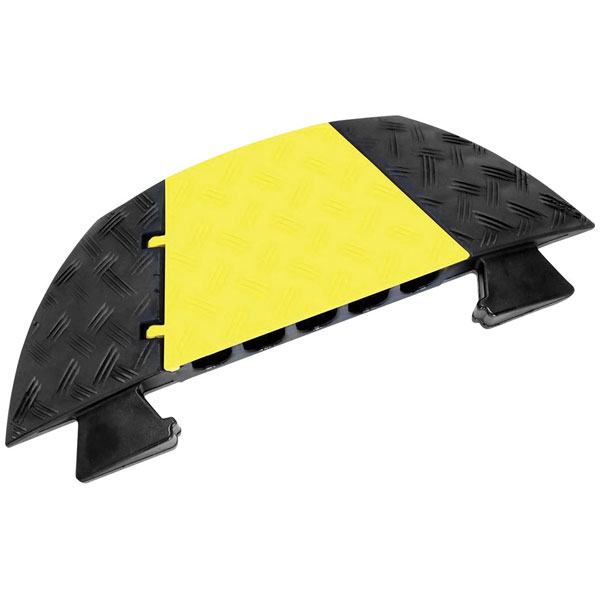 DEFENDER 85320M End Piece Male Yellow/Black Polyurethane 1 piece A...