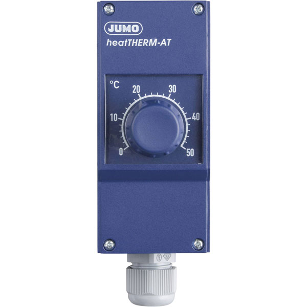Jumo 60003190 heatTHERM-AT Indoor Thermostat 70-130°C 63x53x120mm