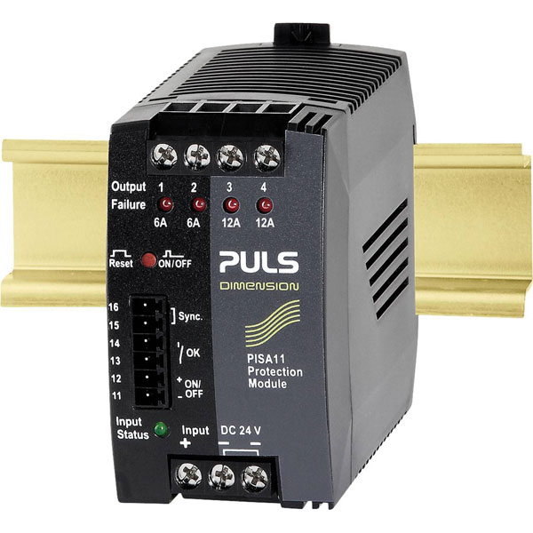 PULS PISA11.206212 DIMENSION Overvoltage/Overcurrent Protector 4 O...