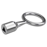 Basi Door Security & Furniture Square drive lock key 624056