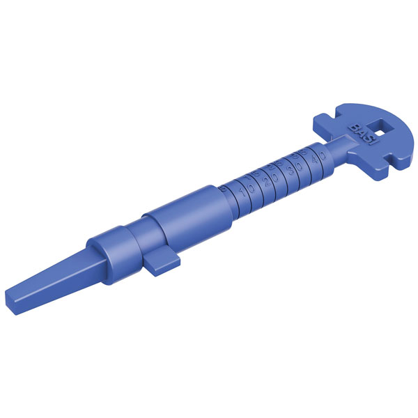 Basi 330 Universal Building Key Blue Plastic Key With Wrench Function