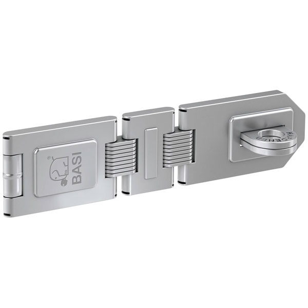 Basi 6901-0195 Safety Hasp 195mm Silver Galvanised Steel Corrosion...