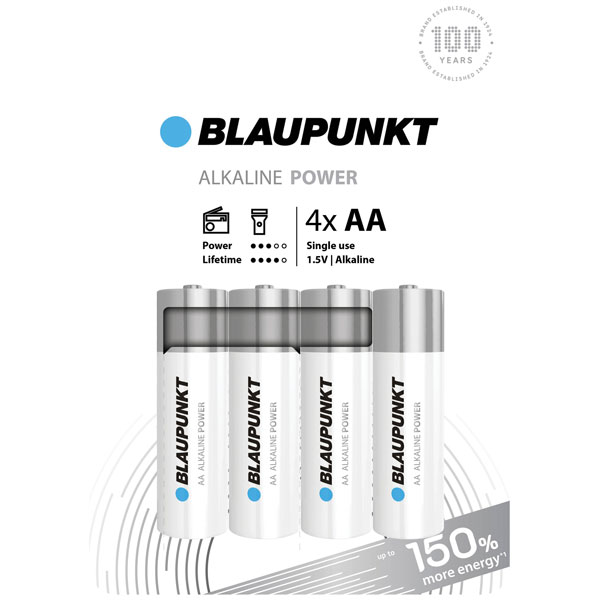 Blaupunkt 30010039 - AA Battery Alkali-Manganese - 1.5V 16 Pack