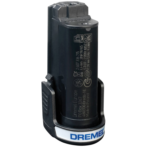 Dremel 26150880JA Tool Battery 12V 2Ah Li-ion Long Life, Always Ready