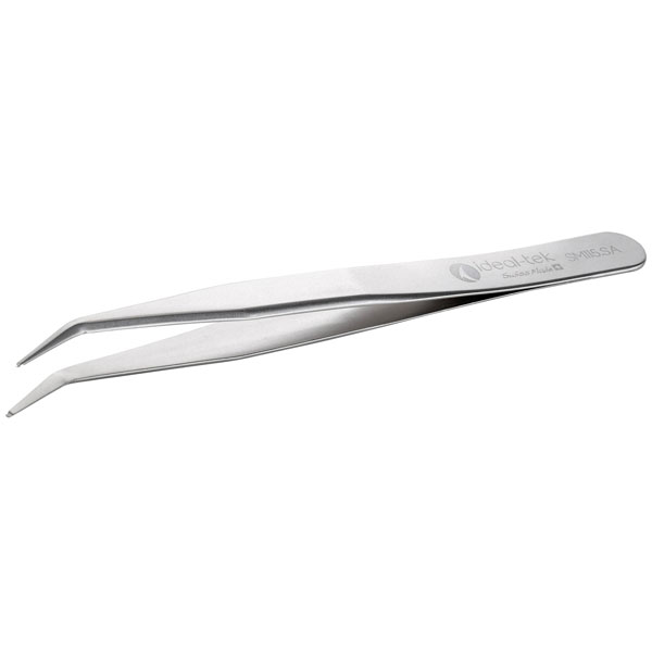 Ideal Tek SM115.SA.1.IT SMD Tweezers, 115mm, For Cylindrical Compo...