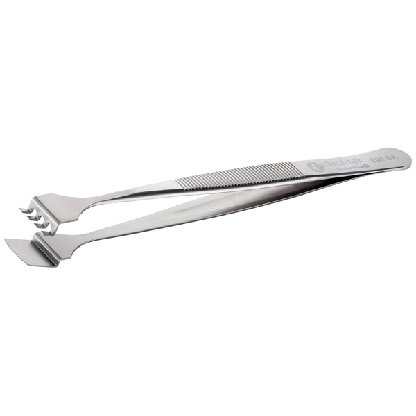 Click to view product details and reviews for Ideal Tek 4wfsa1it Wafer Tweezers 125mm Line Teeth Curved Paddle.