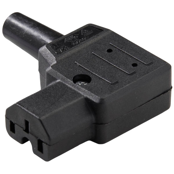 Martin Kaiser 791/kws Hot Wire Connector Right Angle 10 A Black Re...