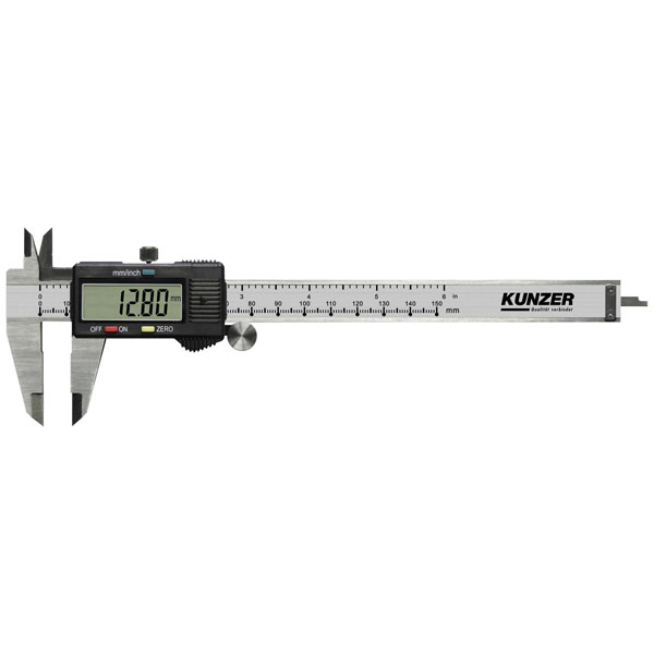 Kunzer 7EMS02 Digital Caliper 150mm Precise Measurement Tool