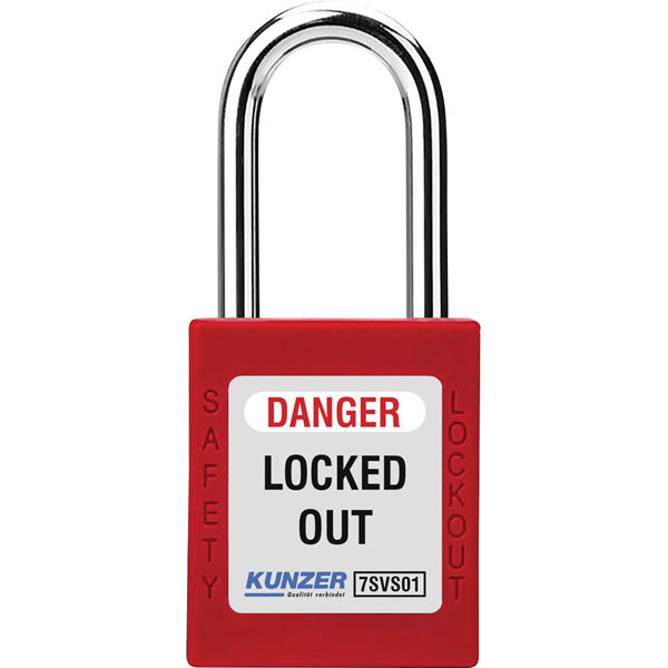 Kunzer 7SVS01 Padlock 20mm Premium-PA Stainless Steel Safety Locko...