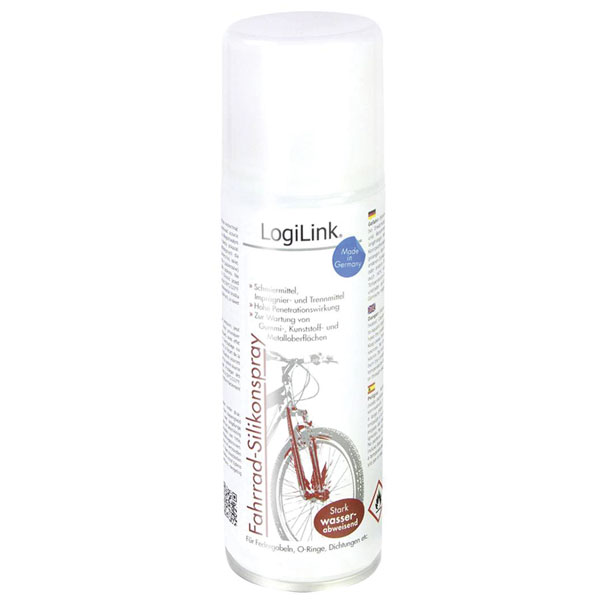 LogiLink RP0021 Silicone Spray 150ml Lubricates, Protects, Non-Sta...