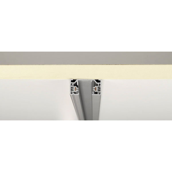SLV 143131 High Voltage Rail End Piece Set, 1-Phase, White Plastic