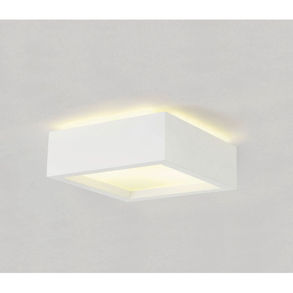SLV 148002 GL105 Ceiling Light 50W White Paintable Gypsum Lamp E27...