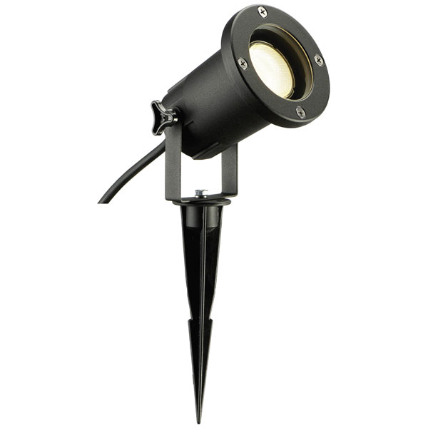 SLV 227410 NAUTILUS Spike LED Spotlight Outdoor Swivel Black IP65