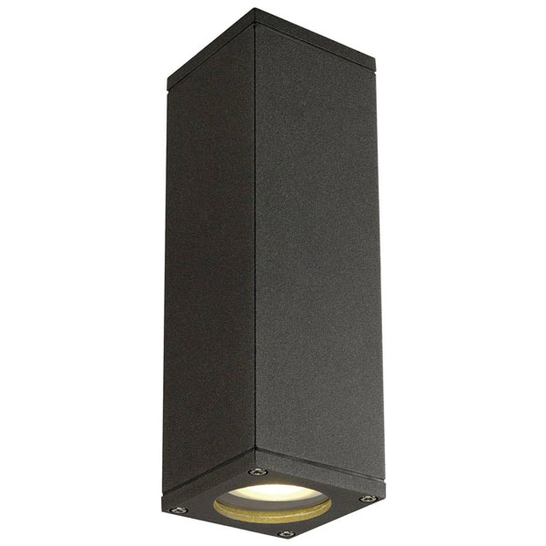 SLV 232535 Sitra Cube Outdoor Wall Light LED GX53 Anthracite 18W