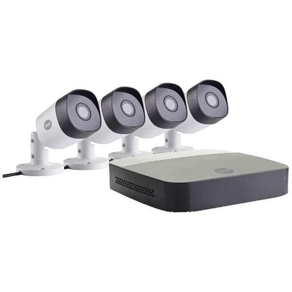 YALE SV-4C-4ABFX-2 V2 CCTV Set: 4 Cameras, 1920x1080, Motion Alerts