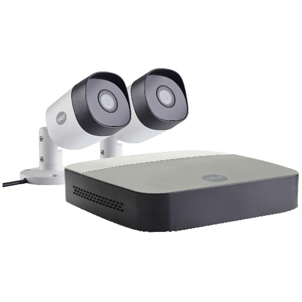 YALE SV-4C-2ABF X-2 V2 Analog CCTV 4-channel set, 2 cameras, 1080p...