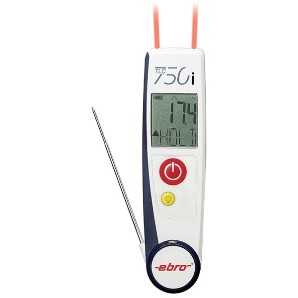 Ebro 1340-5739 TLC 750i-V2 IR Probe Thermometer HACCP -50-+250°C T...