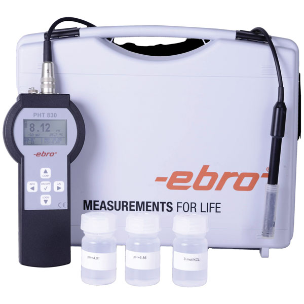 Ebro 1340-5812 PHT 830 pH Meter Precise Robust Temperature Compensated