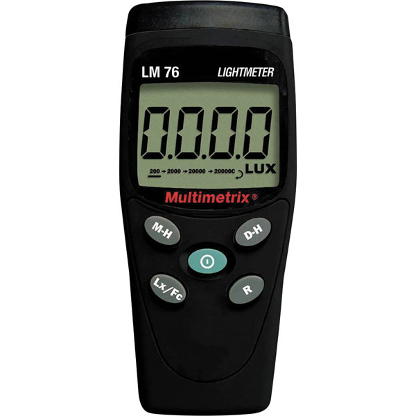 Multimetrix P06236201 LM 76 Luxmeter 0-200000 lx Detachable Sensor