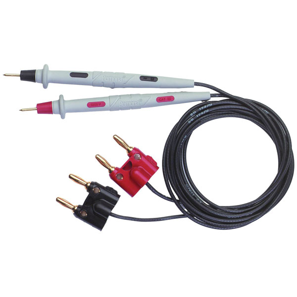 Pomona Electronics 1633148 6303 4-Wire Kelvin Probe Lead Set Dual ...
