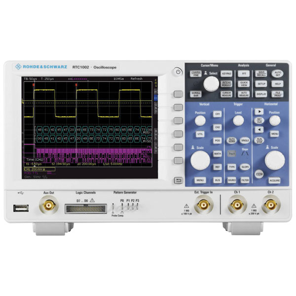 Rohde & Schwarz 1335.7500P72 RTC1K-72 Oscilloscope 70 MHz 2 GS/s 2...