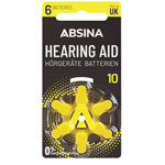 Absina Non-Rechargeable Batteries Hearing aid battery 625461