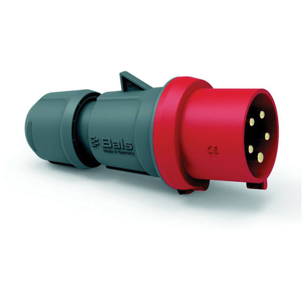 Bals Elektrotechnik 201 INNOLINQ CEE Plug 32A 5-Pin 400V IP54 Red