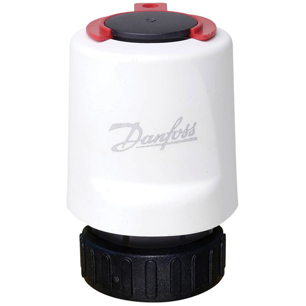 Danfoss 088H3220 Thermot Thermal Actuator, NC, 230V, Position Indi...