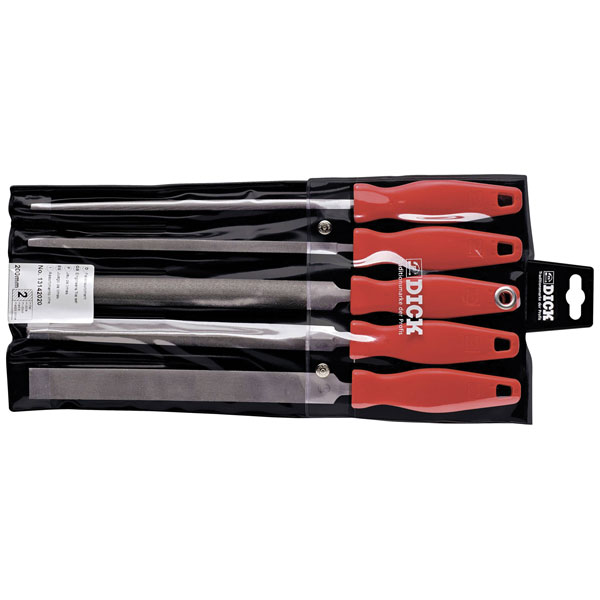Dick 13142020 File Set 200mm 5 Piece High-Quality Precision Tools