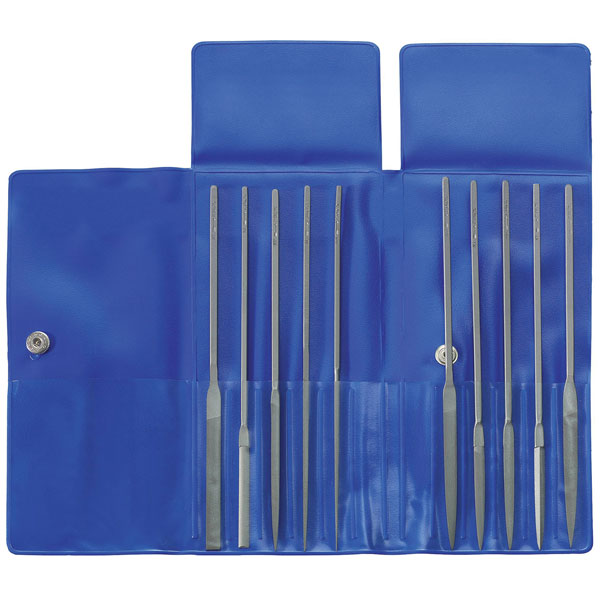 Dick 10240080 Echo File Set 10-Piece, Impact 8, Length 140mm