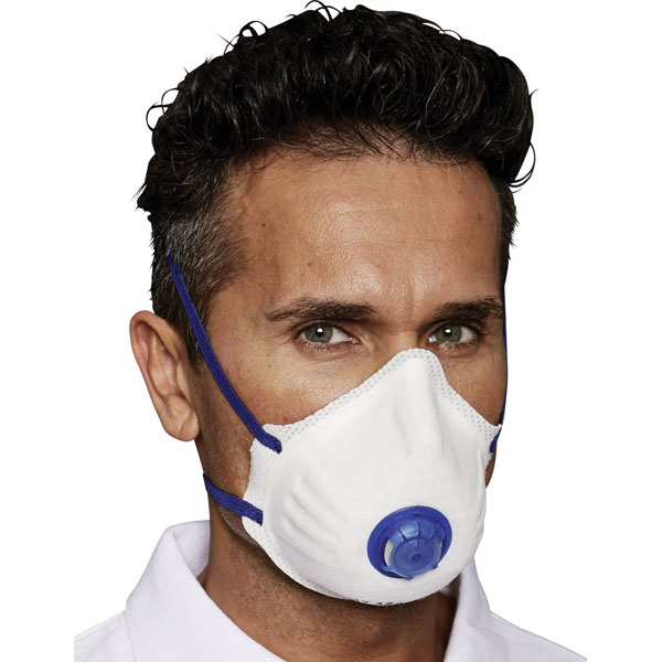 Ekastu 414 214 Mandil FFP2 Valved Dust Mask, 12 pieces, EN 149:200...