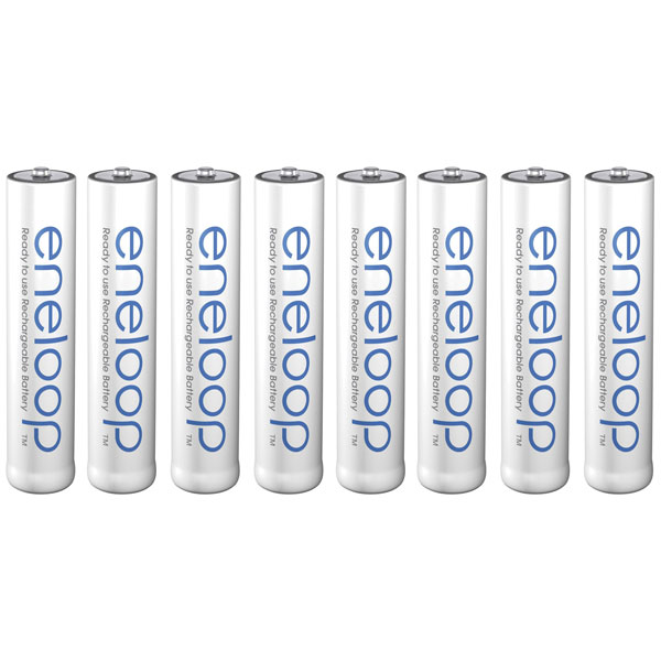 Eneloop 52362160 Eneloop HR03 AAA Rechargeable Battery NiMH 800mAh...