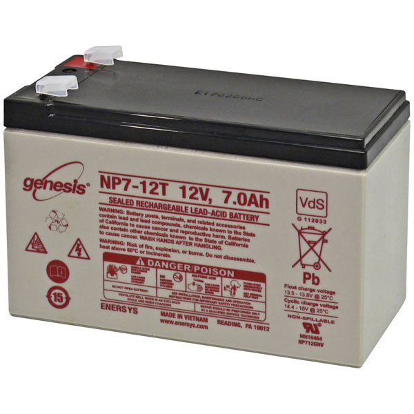EnerSys NP38-12 Hawker Genesis VRLA Battery 12V 38Ah AGM 197x172x165mm