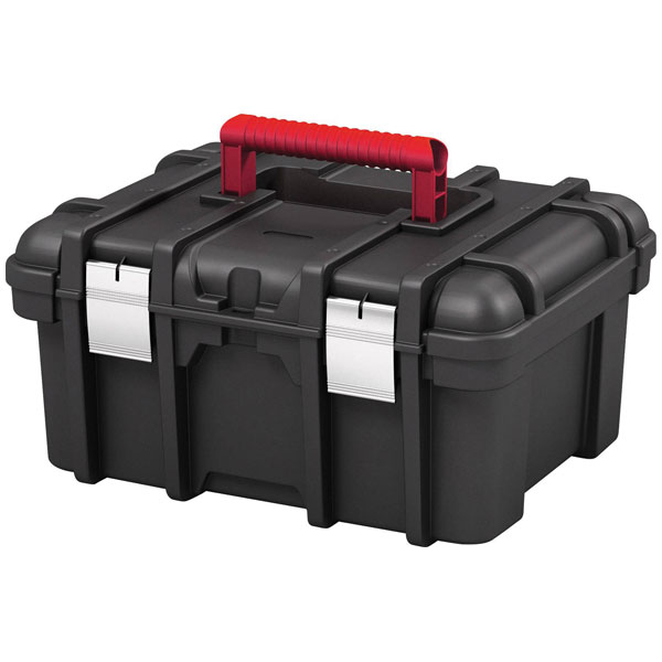 Keter 237003 Technician Box Toolbox Black, Empty, 1 Piece