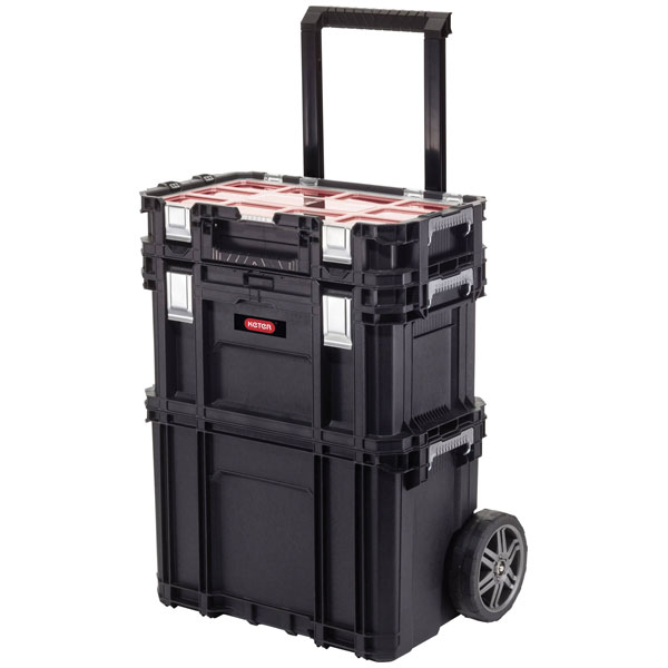 Keter 238273 Toolbox Set Black Robust Design 1piece Portable Storage