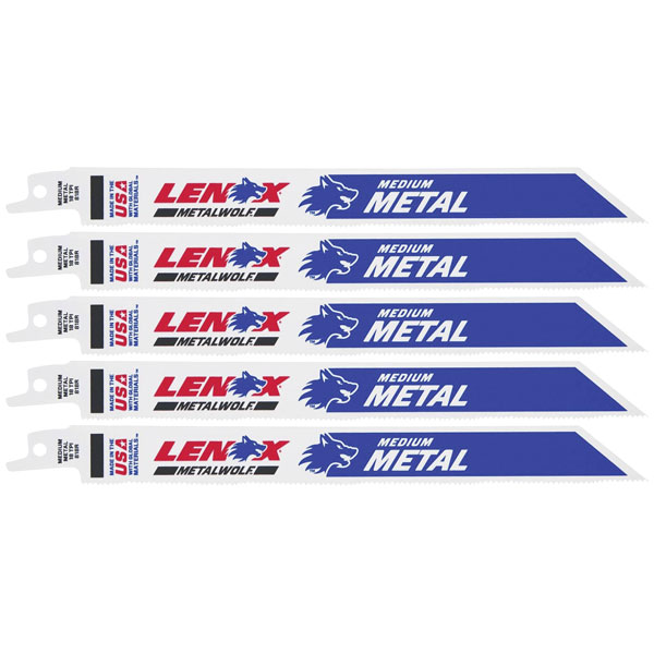 LENOX 20578818R BIM Saber Saw Blade 203mm Universal 5pieces