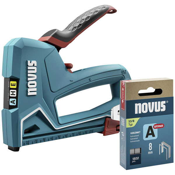Novus 030-0462 Handheld Stapler, Type 11/53F, Staples 6-14 mm, Pro...
