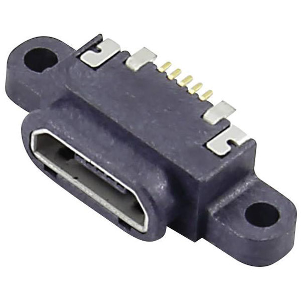 Attend 207G-BD00 Micro USB B Socket Waterproof Horizontal Mount 1 ...