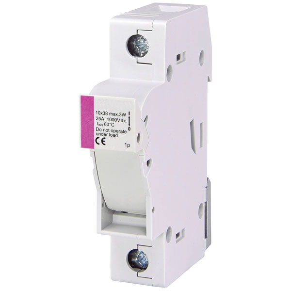 ETI 002540211 EFH 10 DC Fuse Holder LED 10.3x38mm 25A 1000V 1piece