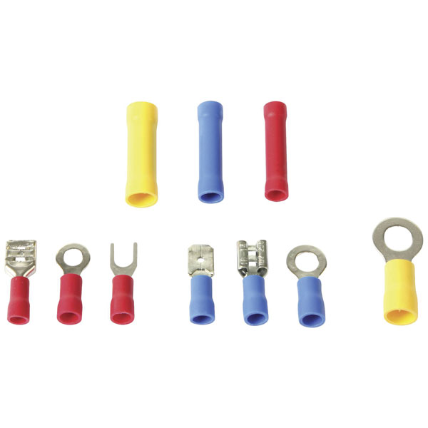 Toolland HAS05 Crimp Connector Set 150pieces Industrial Quality & ...