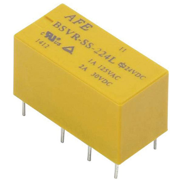 AFE BSVR-SS-212L PCB Relay 12V DC 2A 2 CO