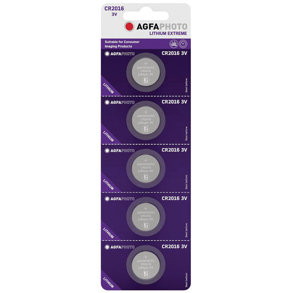 AgfaPhoto 150-803197 Button Cell CR2025 3V 5pieces High Power Low ...