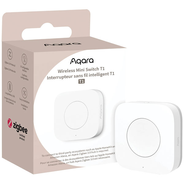 Aqara WB-R02D Remote Control T1 Compact Low Power HomeKit Multi-Ec...