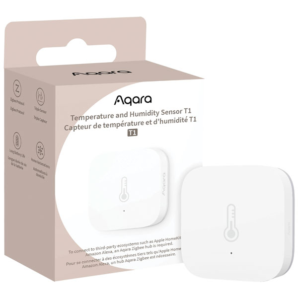 Aqara TH-S02D Sensor White Temp & Humidity. HomeKit Alexa Google.
