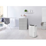 DeLonghi 0148520202 DDSX220 Dehumidifier 0.83l/h White Water Level Ind.