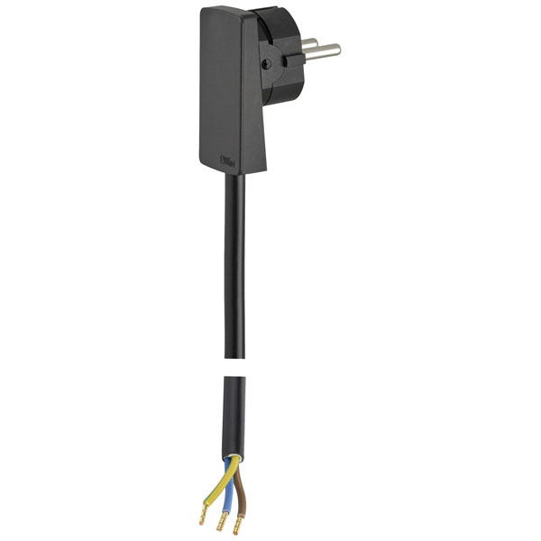 EVOline 1512 0015 2300 Plug Mini Fix Cable 1.5m White Flat Plug GS...