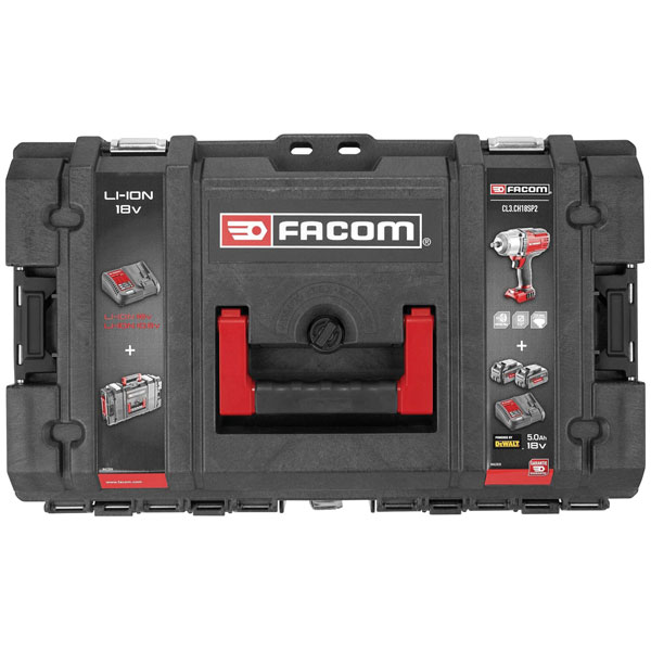 Facom CL3.CH18SP2PB Cordless Impact Driver 1625 Nm 18V 2x 5Ah Li-ion